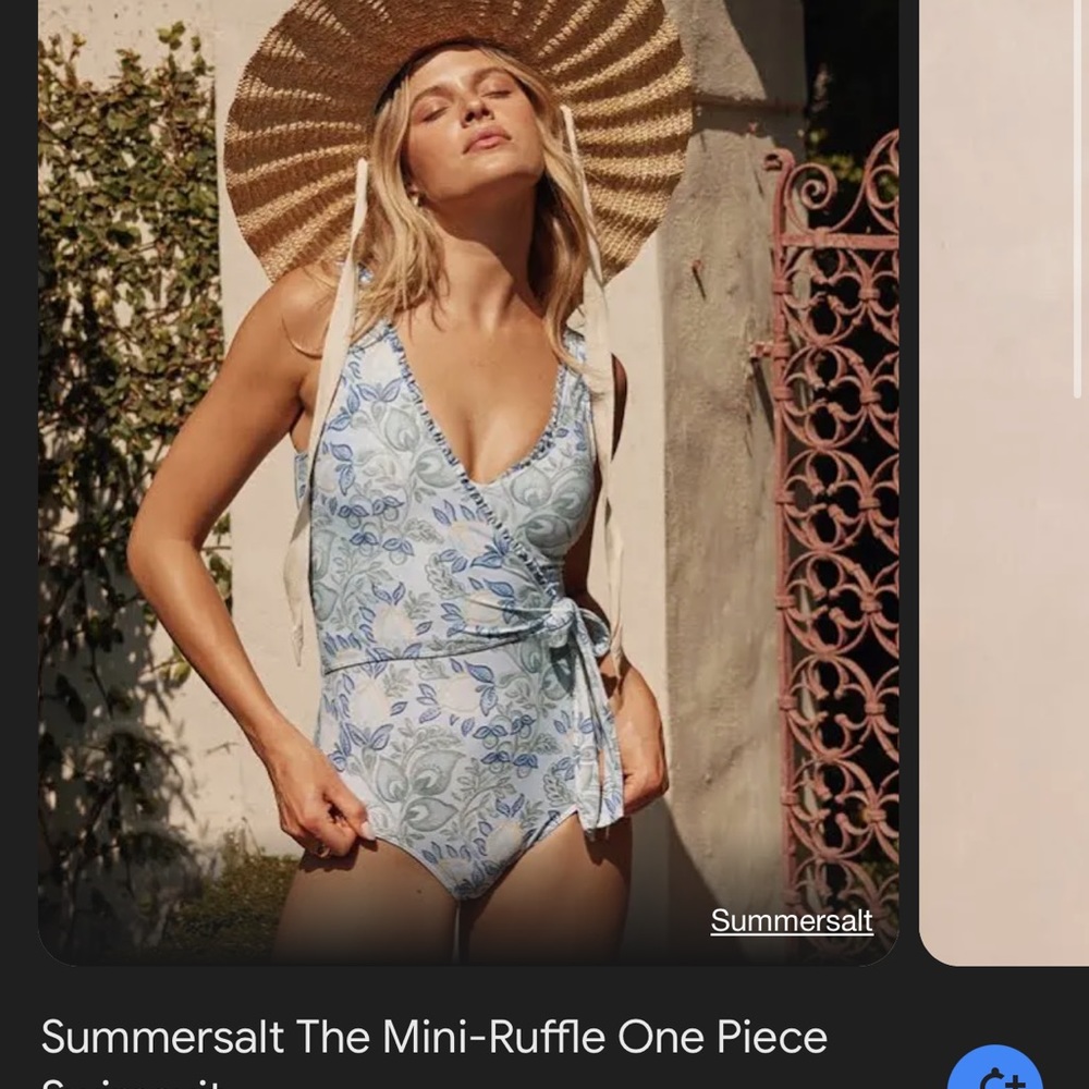 Summersalt perfect wrap one piece bathing suit 8